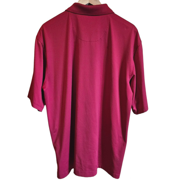 Pebble Beach Performance Golf Shirt Red Men's Large - Picture 6 of 6